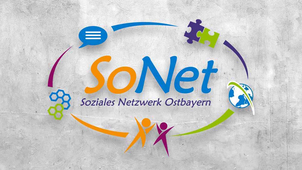 Logodesign Soziales Netzwerk Ostbayern